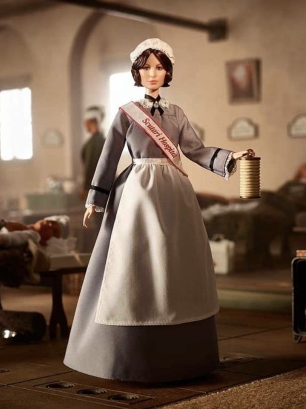 Florence Nightingale Barbie Inspiring Women Doll - Picture 13 of 16